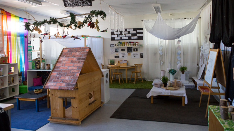 Lekrum hos Tamburinen.